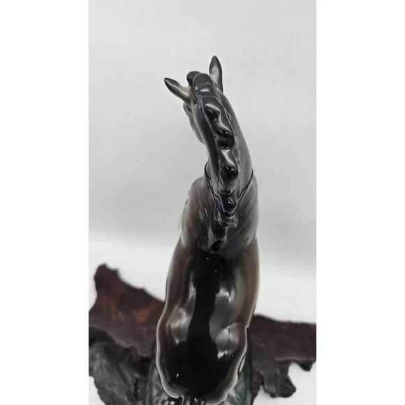 BESWICK HORSE WELSH COB REARING MODEL No. 1014 BROWN GLOSS EUC England - Picture 7 of 10